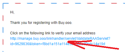 Die E-Mail-Adresse wird bestätigt